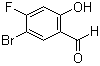 structure of CAS# 399-00-8, 5-溴-4-氟-2-羟基苯甲醛
