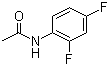 structure of CAS# 399-36-0, 2,4-二氟乙酰苯胺