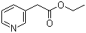3-吡啶乙酸乙酯分子结构 (CAS 39931-77-6)