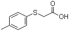 structure of CAS# 3996-29-0, 4-甲基苯硫基乙酸