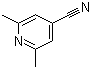 2,6-二甲基-4-氰基吡啶分子结构 (CAS 39965-81-6)