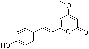 CAS # 39986-86-2, 4'-Hydroxy-5,6-dehydrokawain, 6-(4'-Hydroxystyryl)-4-methoxy-2-pyrone, p-Hydroxy-5,6-dehydrokawain