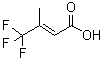 CAS # 400-28-2, (E)-4,4,4-Trifluoro-3-methyl-2-butenoic acid, (E)-3-(Trifluoromethyl)crotonic acid