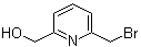 CAS # 40054-01-1, 6-(Bromomethyl)-2-pyridinemethanol, [6-(Bromomethyl)pyridin-2-yl]methanol, 6-(Bromomethyl)-2-(hydroxymethyl)pyridine