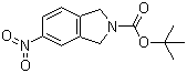 5-硝基-2-(叔丁氧羰基)异吲哚啉分子结构 (CAS 400727-63-1)