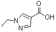 1-乙基-1H-吡唑-4-羧酸分子结构 (CAS 400858-54-0)