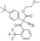 CAS # 400882-07-7, Cyflumetofen, alpha-Cyano-alpha-[4-(1,1-dimethylethyl)phenyl]-beta-oxo-2-(trifluoromethyl)benzenepropanoic acid 2-methoxyethyl ester