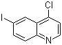structure of CAS# 40107-07-1, 4-氯-6-碘喹啉