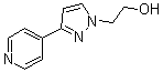 3-(4-吡啶基)-1H-吡唑-1-乙醇分子结构 (CAS 401522-11-0)