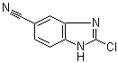 structure of CAS# 401567-00-8, 2-氯-1H-苯并咪唑-6-甲腈