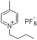 1-丁基-4-甲基吡啶六氟磷酸盐分子结构 (CAS 401788-99-6)