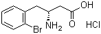 structure of CAS# 401915-60-4, (R)-3-氨基-4-(2-溴苯基)丁酸盐酸盐