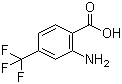 structure of CAS# 402-13-1, 2-氨基-4-三氟甲基苯甲酸