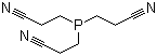 三(2-氰乙基)膦分子结构 (CAS 4023-53-4)