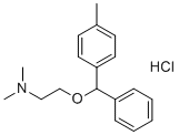 CAS # 4024-34-4, 4-Methyldiphenhydramine Hydrochloride, 2-[(RS)-(4-Methylphenyl)phenylmethoxy]-N,N-dimethylethanamine Hydrochloride