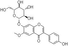 structure of CAS# 40246-10-4, Glycitin