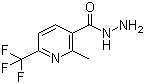 2-甲基-6-(三氟甲基)-3-吡啶甲酰肼分子结构 (CAS 402479-94-1)