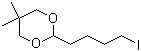 CAS # 402480-06-2, 2-(4-Iodobutyl)-5,5-dimethyl-1,3-dioxane