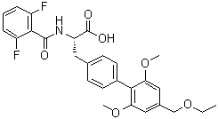 structure of CAS# 402567-16-2, Firategrast