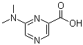 structure of CAS# 40262-53-1, 6-(Dimethylamino)pyrazinecarboxylic acid