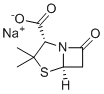 CAS # 4027-62-7, sodium (2S,5R)-3,3-dimethyl-7-oxo-4-thia-1-azabicyclo[3.2.0]heptane-2-carboxylate