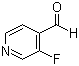 3-氟吡啶-4-甲醛分子结构 (CAS 40273-47-0)