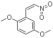 1,4-二甲氧基-2-(2-硝基乙烯基)苯分子结构 (CAS 40276-11-7)