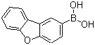 B-2-二苯并呋喃基硼酸分子结构 (CAS 402936-15-6)
