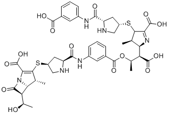Ertapenem Dimer Ester Impurity molecular structure (CAS 402955-38-8)