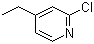 2-氯-4-乙基吡啶分子结构 (CAS 40325-11-9)
