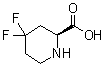 (2S)-4,4-二氟-2-哌啶羧酸分子结构 (CAS 403503-73-1)