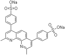 CAS # 40386-51-4, Disodium 4,4'-(2,9-dimethyl-1,10-phenanthroline-4,7-diyl)bis(benzenesulphonate)