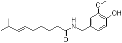 structure of CAS# 404-86-4, 天然辣椒素