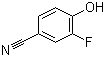 structure of CAS# 405-04-9, 3-氟-4-羟基苯腈