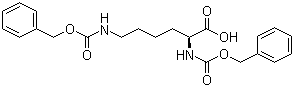 N,N'-双苄氧羰基-L-赖氨酸分子结构 (CAS 405-39-0)