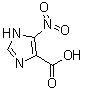 structure of CAS# 40507-59-3, 5-硝基-4-咪唑羧酸