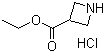 structure of CAS# 405090-31-5, 氮杂环丁烷-3-甲酸乙酯盐酸盐