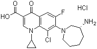 structure of CAS# 405165-61-9, 盐酸贝西沙星