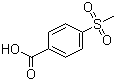 structure of CAS# 4052-30-6, 4-Methylsulphonylbenzoic acid