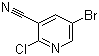5-溴-2-氯烟腈分子结构 (CAS 405224-23-9)