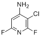 3-氯-2,6-二氟吡啶-4-胺分子结构 (CAS 405230-78-6)