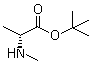 N-甲基-D-丙氨酸叔丁酯分子结构 (CAS 405513-14-6)