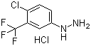 structure of CAS# 40566-70-9, [4-氯-3-(三氟甲基)苯基]肼盐酸盐