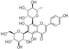 structure of CAS# 40581-17-7, 三色堇黄苷