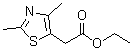 structure of CAS# 405921-41-7, 2,4-二甲基-5-噻唑乙酸乙酯