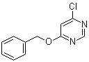 4-氯-6-苄氧基嘧啶分子结构 (CAS 405930-65-6)