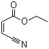顺式-beta-氰基丙烯酸乙酯分子结构 (CAS 40594-97-6)
