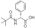 CAS 登录号：40610-41-1, (2R)-2-(2,2-二甲基丙烷酰胺基)-2-苯基乙酸