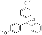 structure of CAS# 40615-36-9, 4,4'-双甲氧基三苯甲基氯
