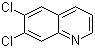 structure of CAS# 40635-11-8, 6,7-二氯喹啉